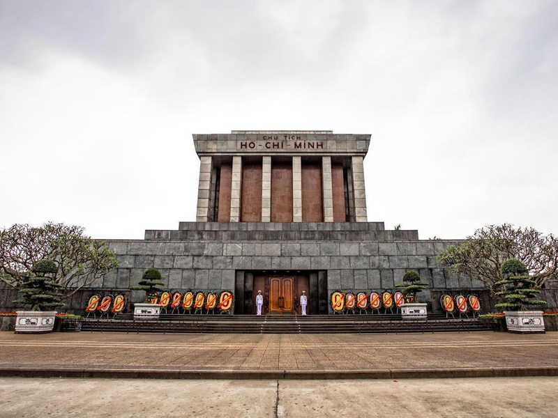Ho Chi Minh Mausoleum in Hanoi