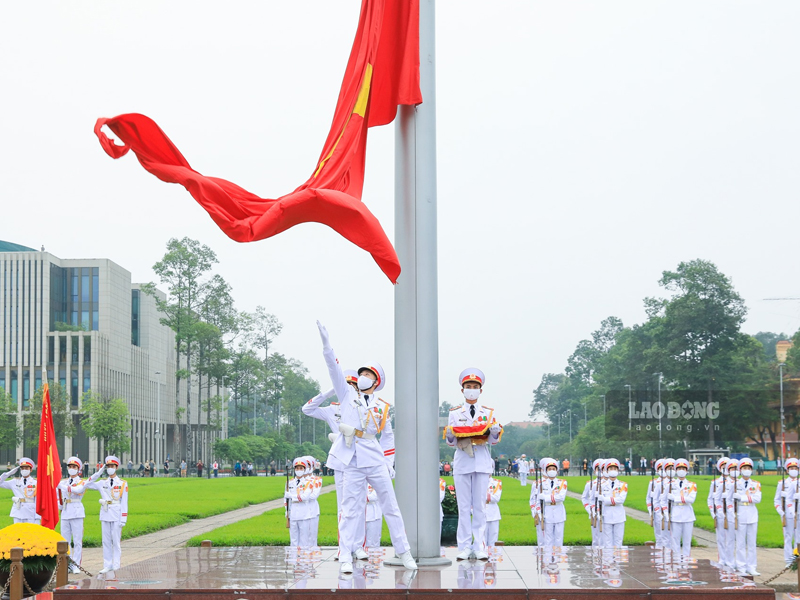 Ho Chi Minh Mausoleum in Hanoi