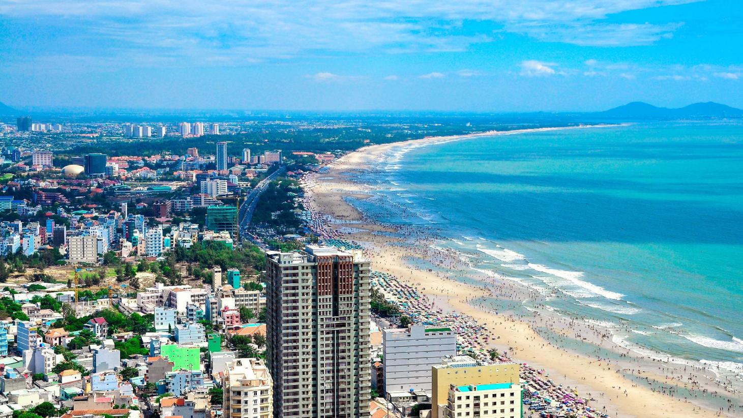 Nha Trang beach and Vung Tau beach